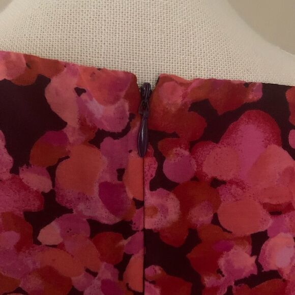 Ann Taylor Loft Pink Floral Patterned Sleeveless Dress - Picture 11 of 11